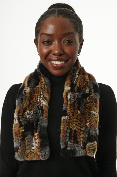 Ella scarf I Brown Multi