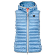 Load image into Gallery viewer, Arwen Vegan Down Vest  | Retro Blue
