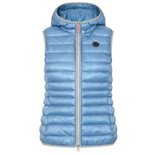 Load image into Gallery viewer, Arwen Vegan Down Vest  | Retro Blue
