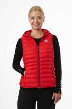 Load image into Gallery viewer, Arwen Vegan Down Vest Chili Red 2
