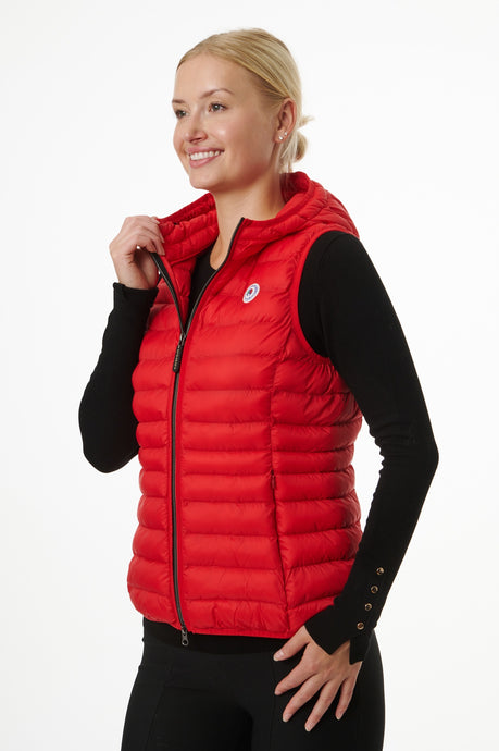 Arwen_Vegan_Down_Vest_Chili_Red