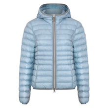 Load image into Gallery viewer, Elfy Vegan Down Short Jacket | Light Denim
