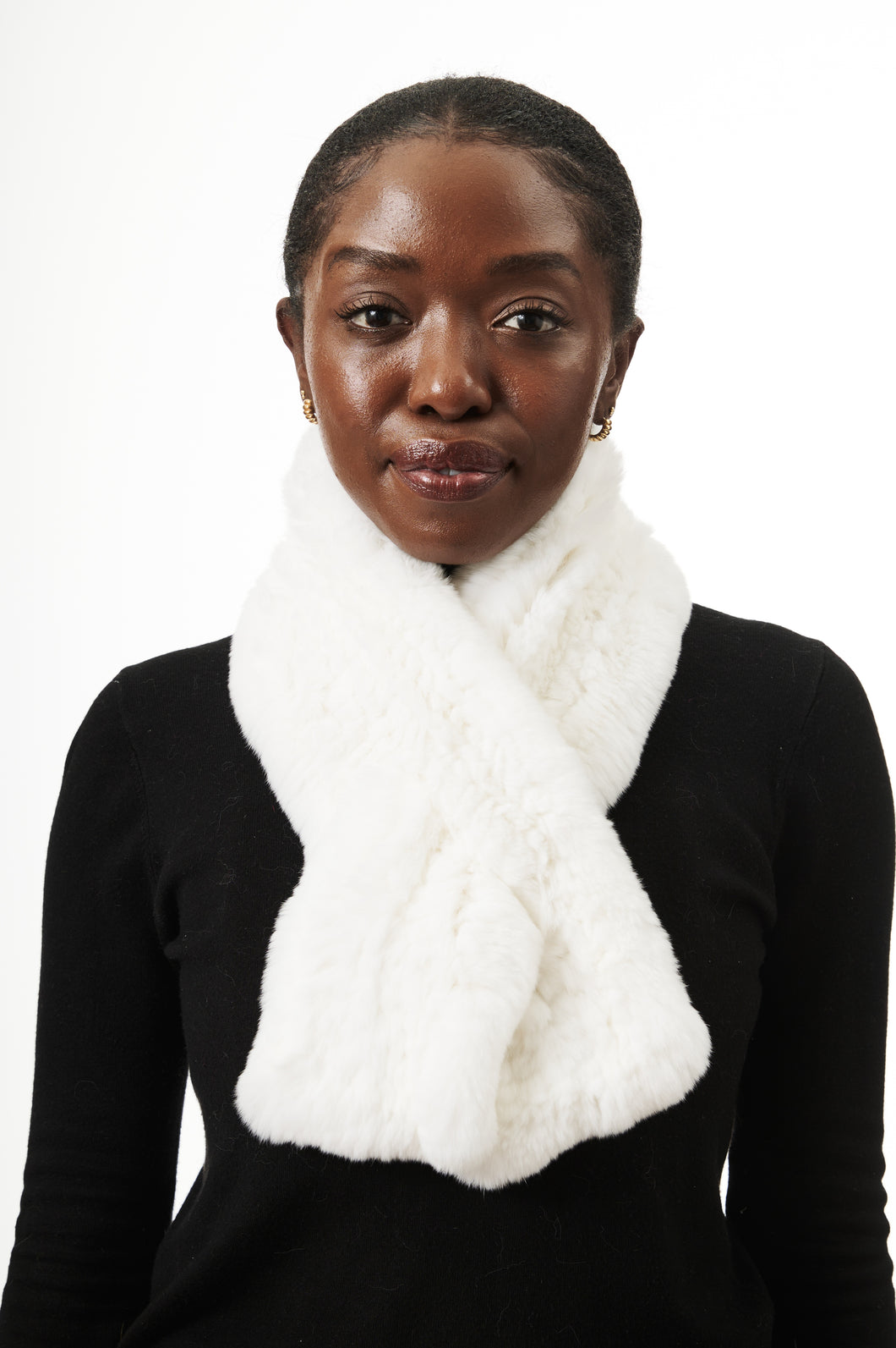 Ella scarf I White