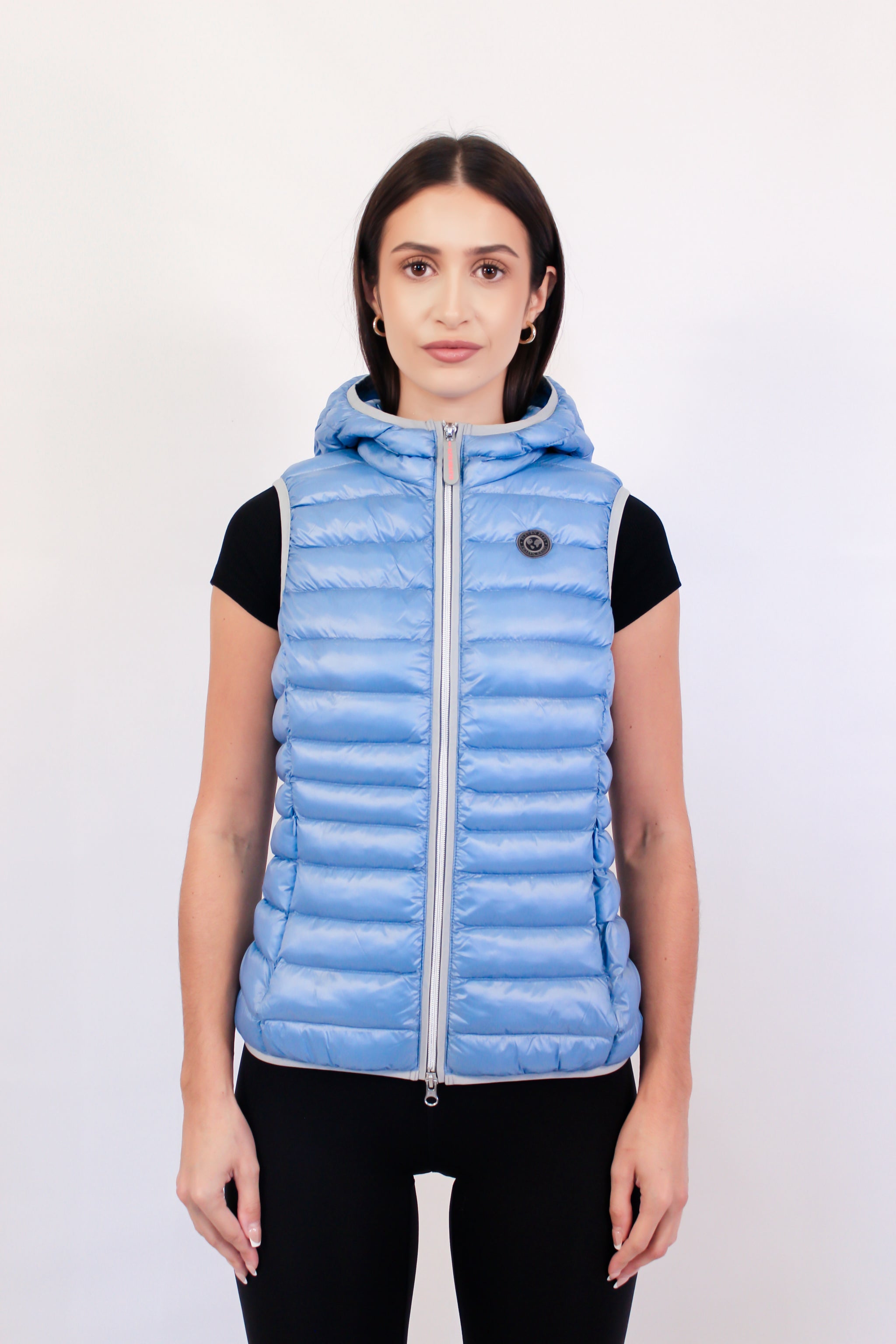 Arwen Vegan Down Vest | Retro Blue – Eleven Elfs