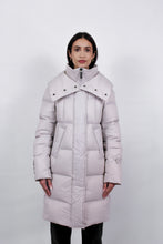 Load image into Gallery viewer, Tara Long Down Coat | Linen
