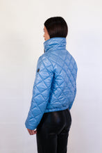 Load image into Gallery viewer, Stella Vegan Down Bomber | Retro Blue
