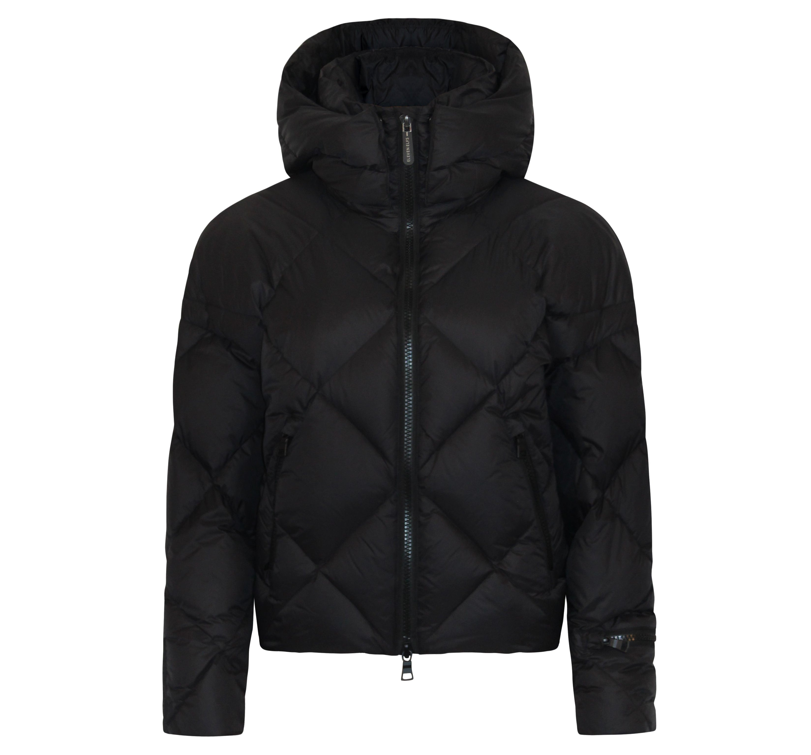 Zoe Down Bomber Jacket | Black – Eleven Elfs
