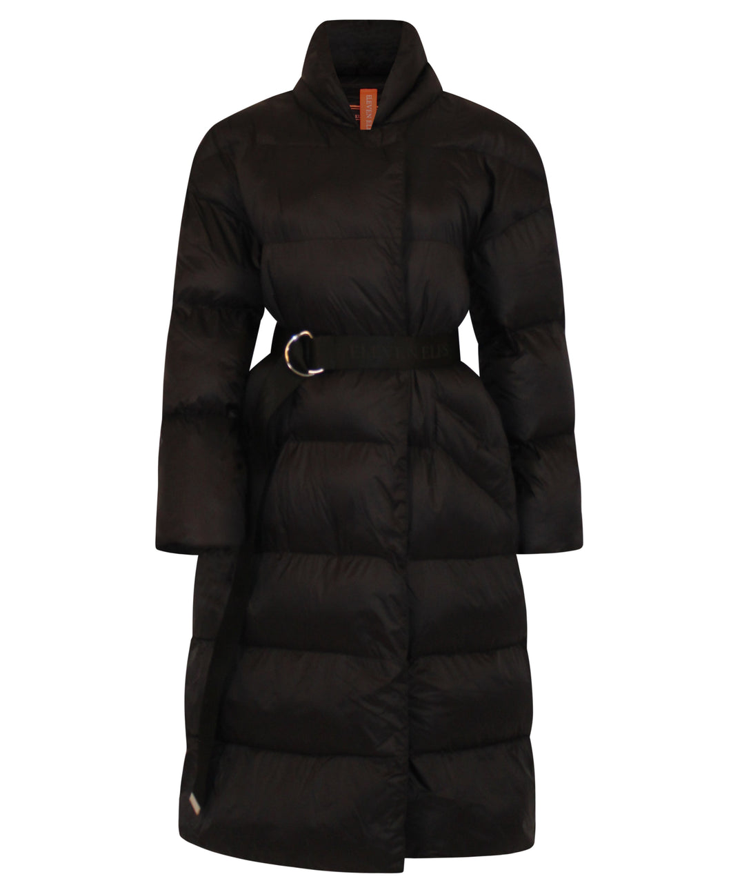 Posh Long Vegan Down Coat | Black