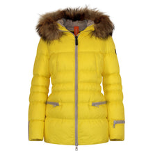 Load image into Gallery viewer, Earth Spirit Long Down Jacket | Bumblebee &amp; Linen
