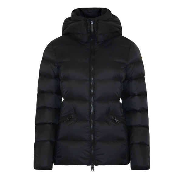 Eira Short Down Jacket | Matte Black & Black