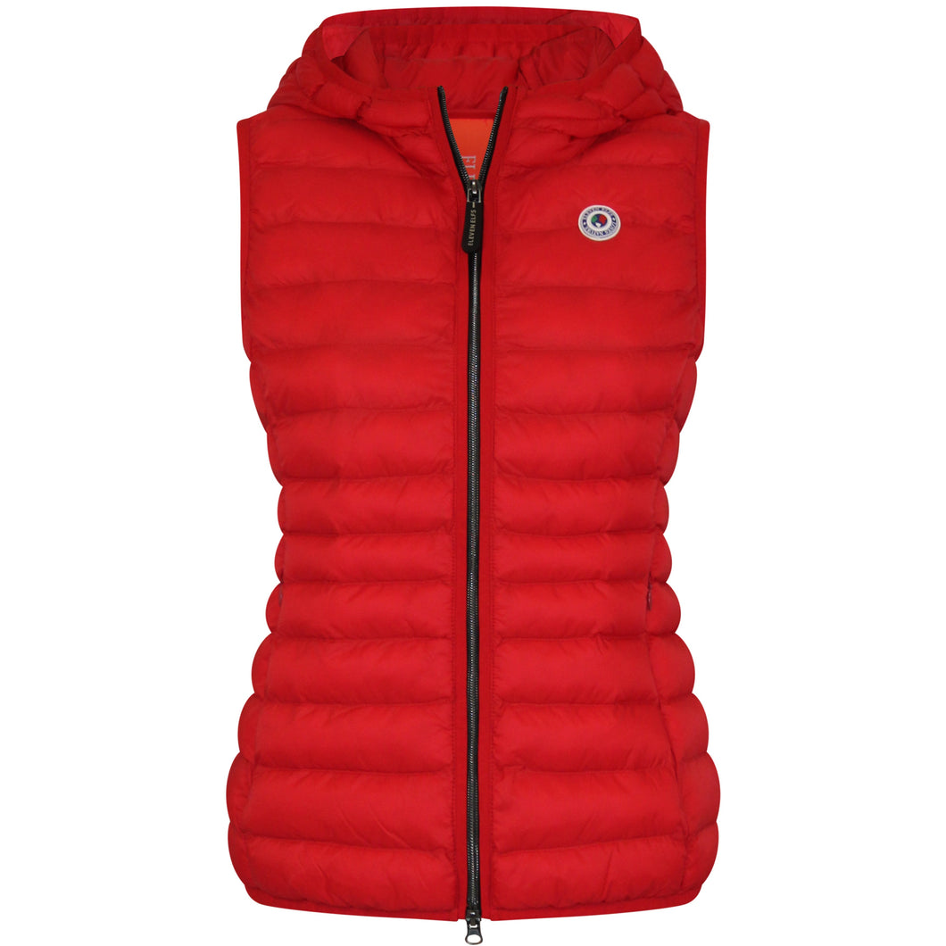 Arwen Vegan Down Vest | Chili Red