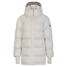 Load image into Gallery viewer, Odelle Vegan Down Jacket | Off White &amp; Linen
