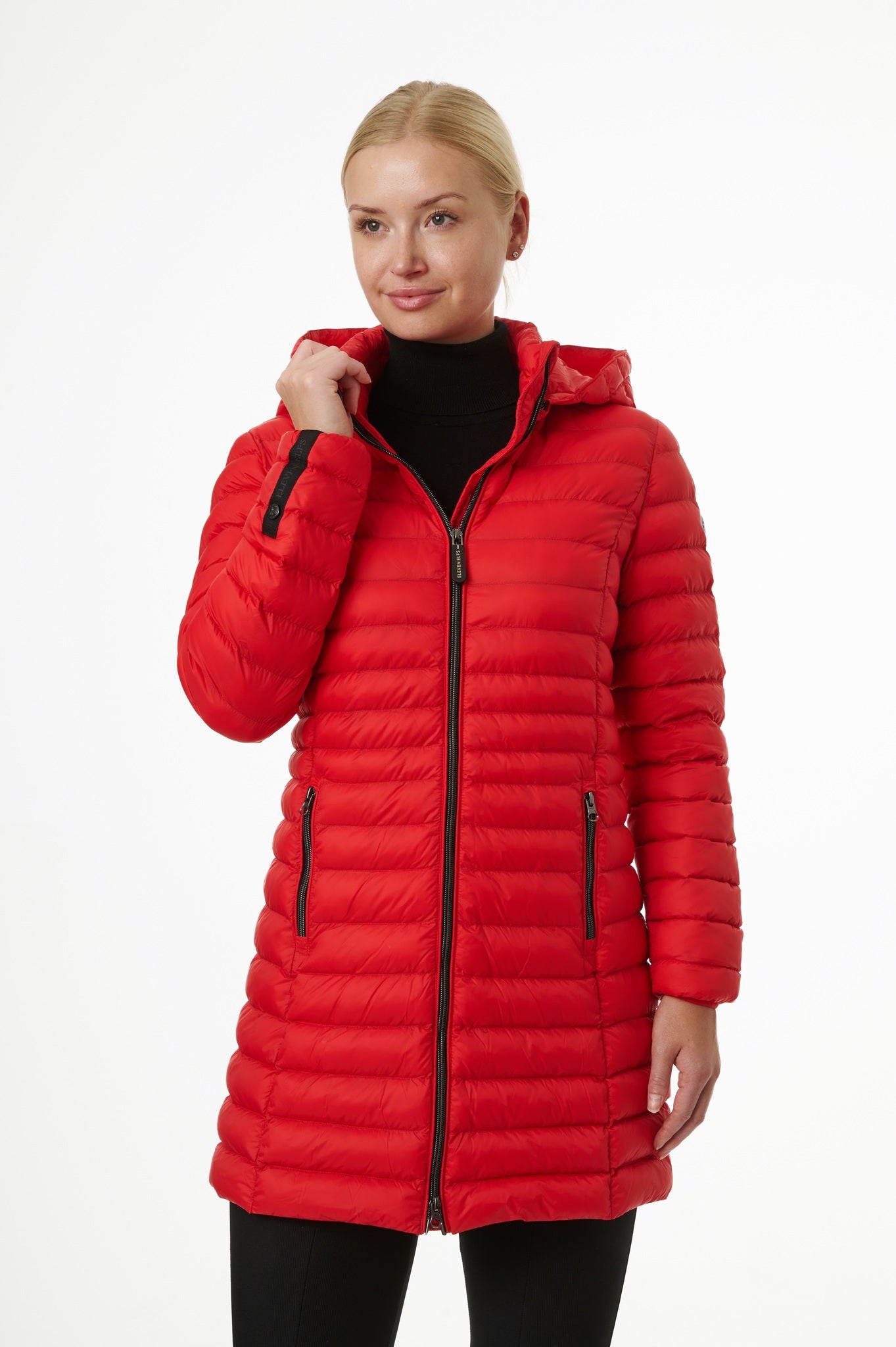 Julie Vegan Down Coat| Chili Red – Eleven Elfs