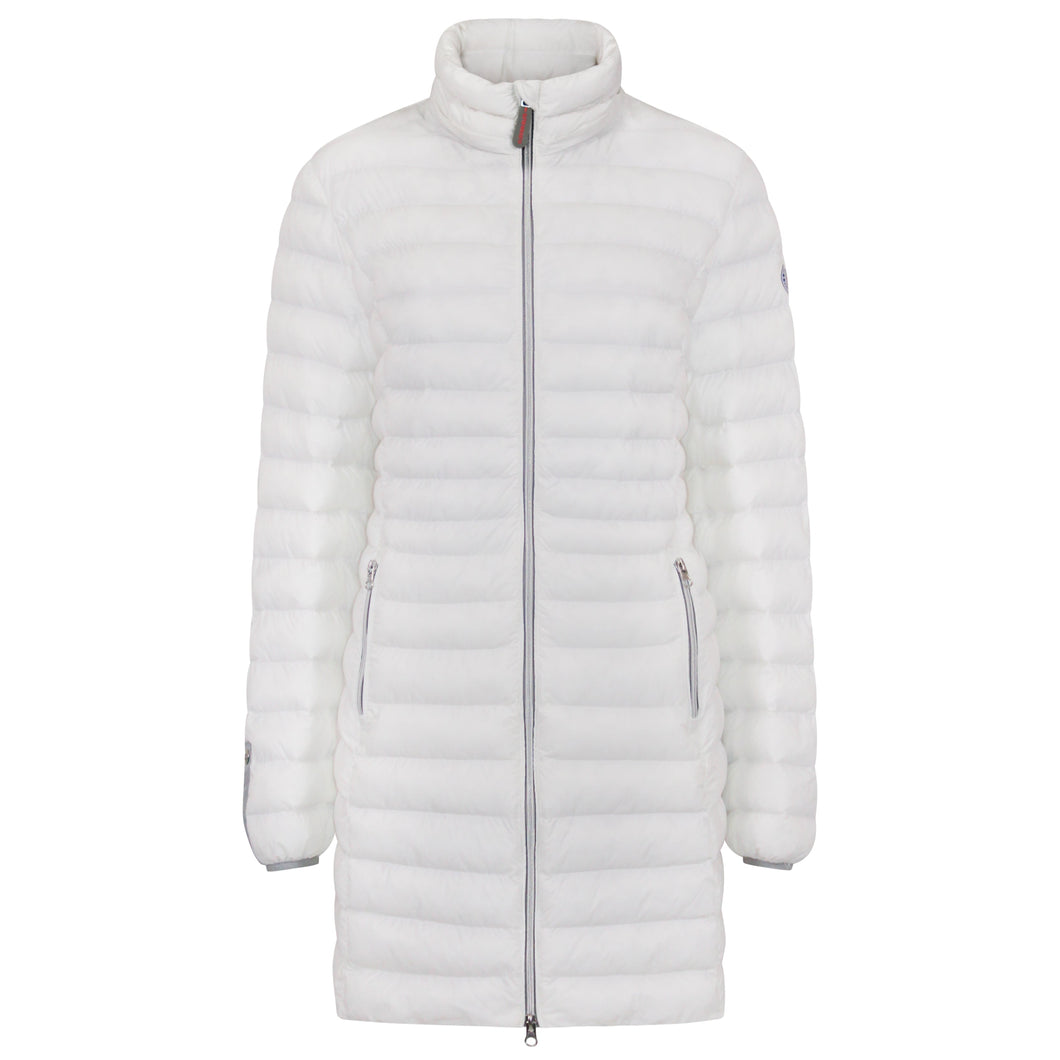Julie Vegan Down Coat | White