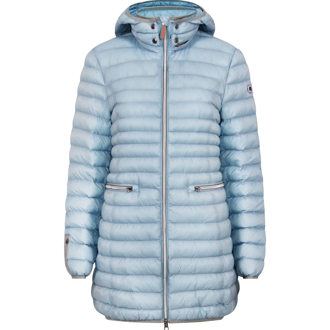 Shannon Vegan Down Coat | Light Denim