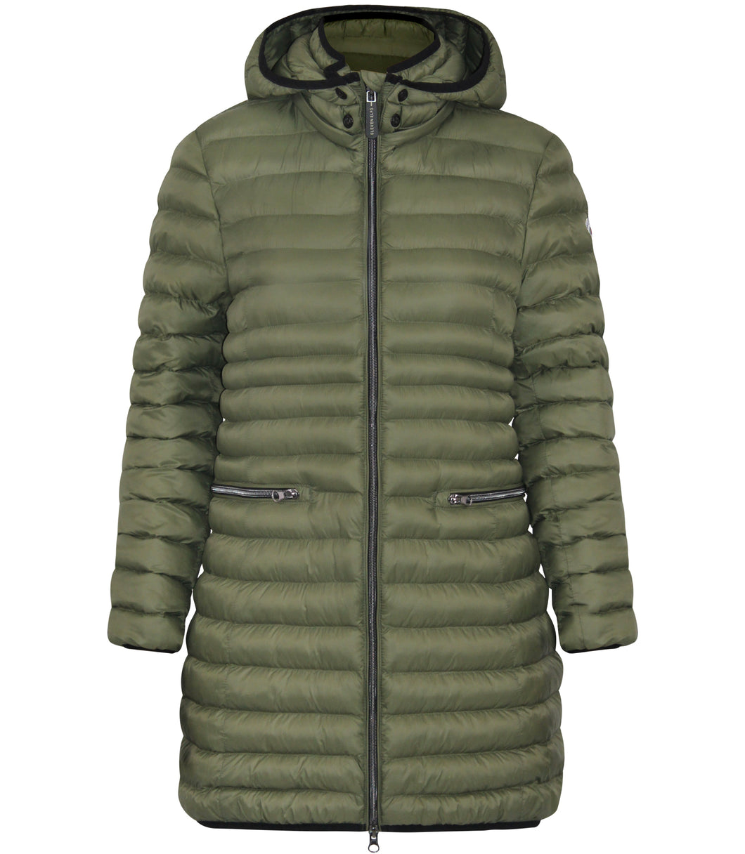 Shannon Vegan Down Coat | Military