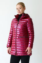 Load image into Gallery viewer, Shannon Vegan Down Jacket | Dark Lipstick 1
