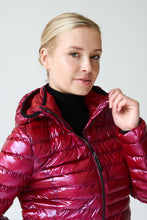 Load image into Gallery viewer, Shannon Vegan Down Jacket | Dark Lipstick 3
