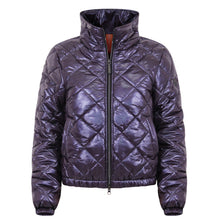 Load image into Gallery viewer, Stella Vegan Down Bomber | Aubergine
