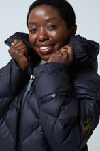 Load image into Gallery viewer, Zoe Down Bomber Jacket | Black 2

