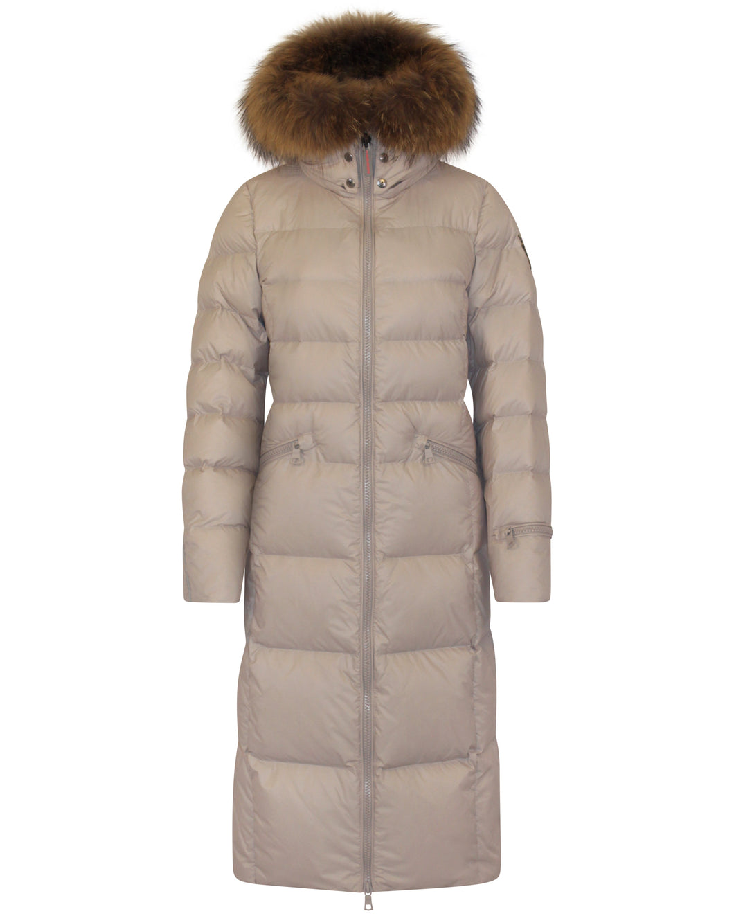 Iclyn Long Down Coat | Linen