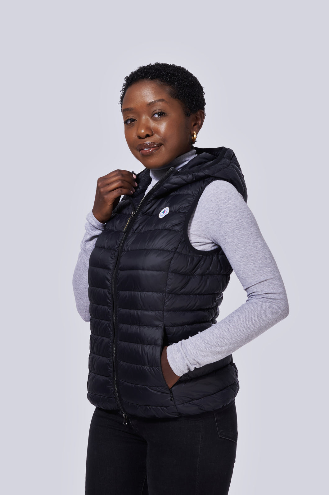Arwen Vegan Down Vest | Black
