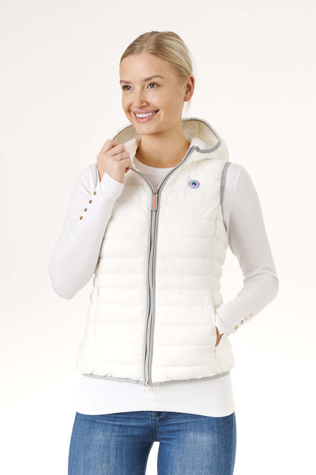 Arwen Vegan Down Vest | White
