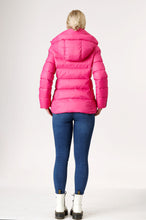 Load image into Gallery viewer, Eira Short Down Jacket | Rose Pink &amp; Black 4
