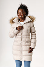 Load image into Gallery viewer, Frost Long Down Jacket | Linen
