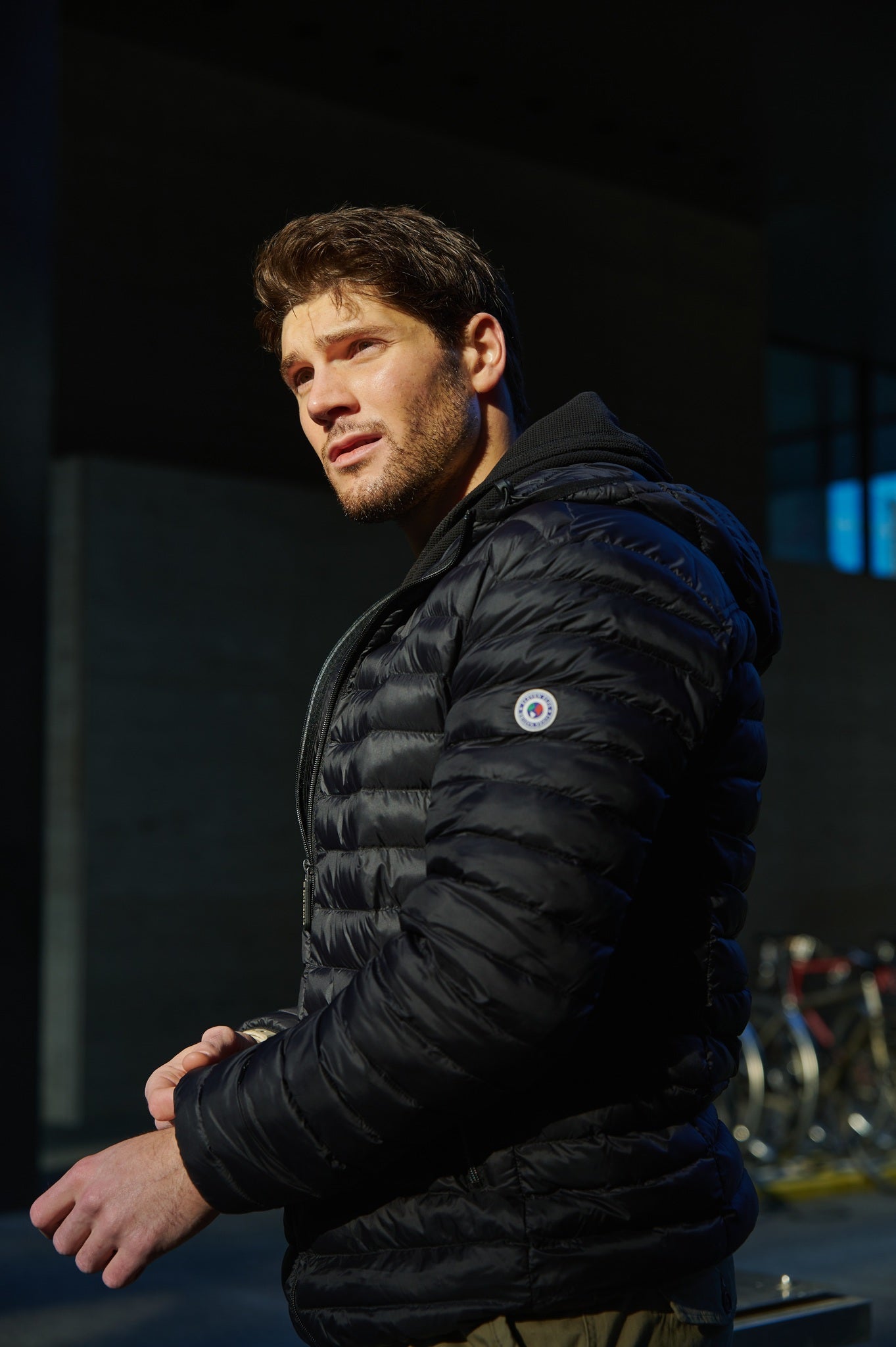 James Short Vegan Down Jacket Black Eleven Elfs
