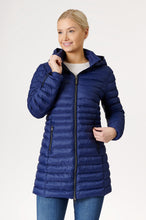 Load image into Gallery viewer, Julie Vegan Down Coat | Marine
