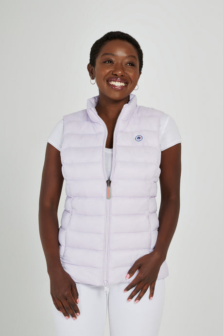 Melian Short Vegan Down Vest | Light Lilac