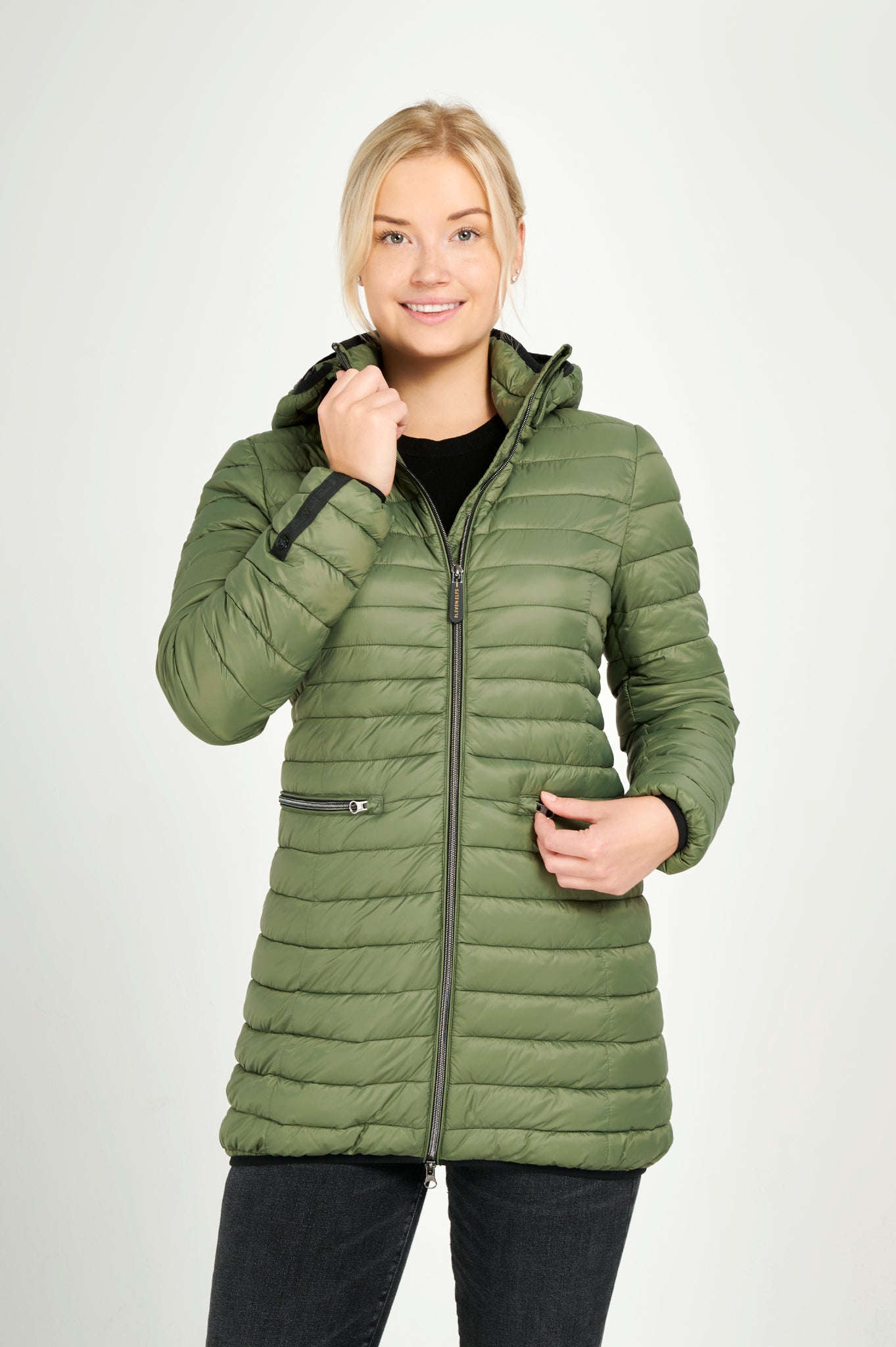 Shannon Vegan Down Coat Military Eleven Elfs